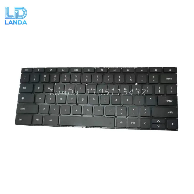 Laptop Keyboard For V181290AUS AE0CFU001101B 13.3' United States US Black NO Frame New