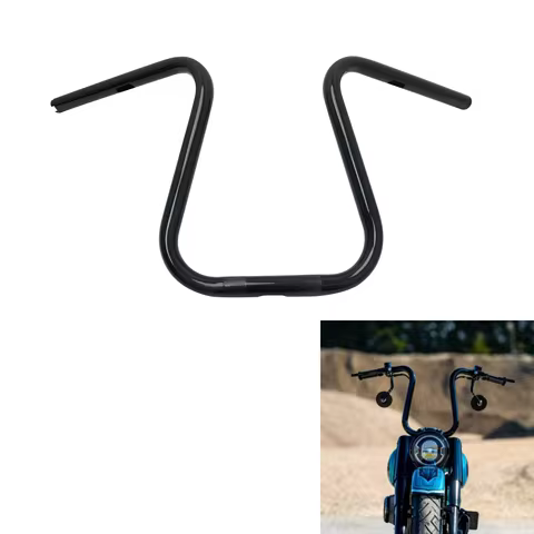 Motorcycle Modified Handlebar 1 inch fat 12/14 inch Rise fits for Harley Sportster XL 883 1200 Softail Fat Boy