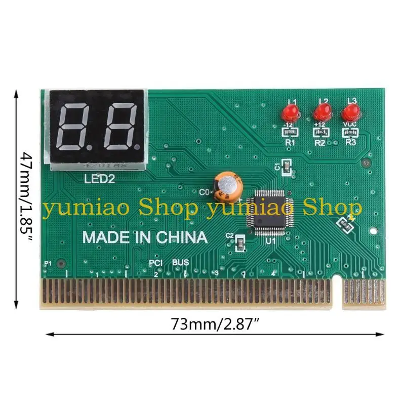 587B 2 رقمين رمز بطاقة التشخيص PCI LPC أداة الكشف