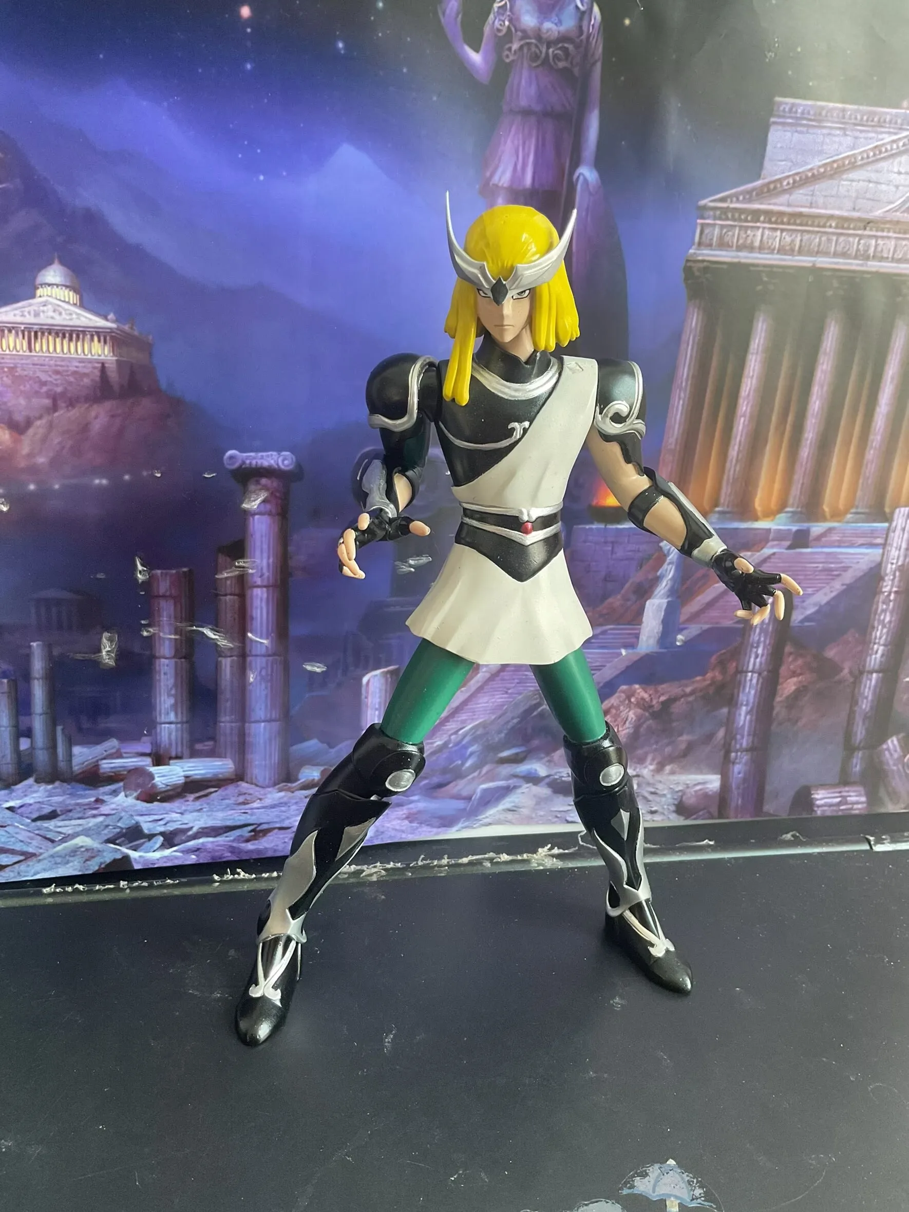 

Коллекционная статуэтка из смолы Saint Seiya ND: Богиня Луны Артемида, Тезис, Небесный Воин Тезис