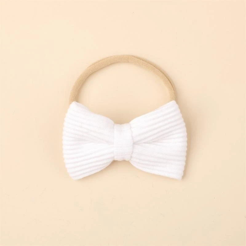 

J15U Hair Accessories Soft Headwear Baby Bowknot Headband Bowknot Hair Bands Photography Props Soft Headwear Infant Headbands