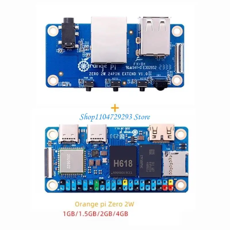 Y2GD Mini PC H618 para OrangePI Zero2W WiFi5 BLE Single Board Computer Zero2W