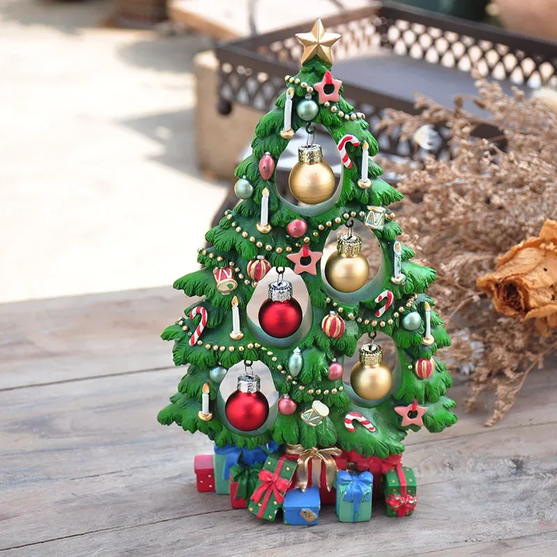 Party Decor Merry Xmas Colored Painted Bell Hanging Christmas Tree Christmas Scene Decorations New Year Gifts