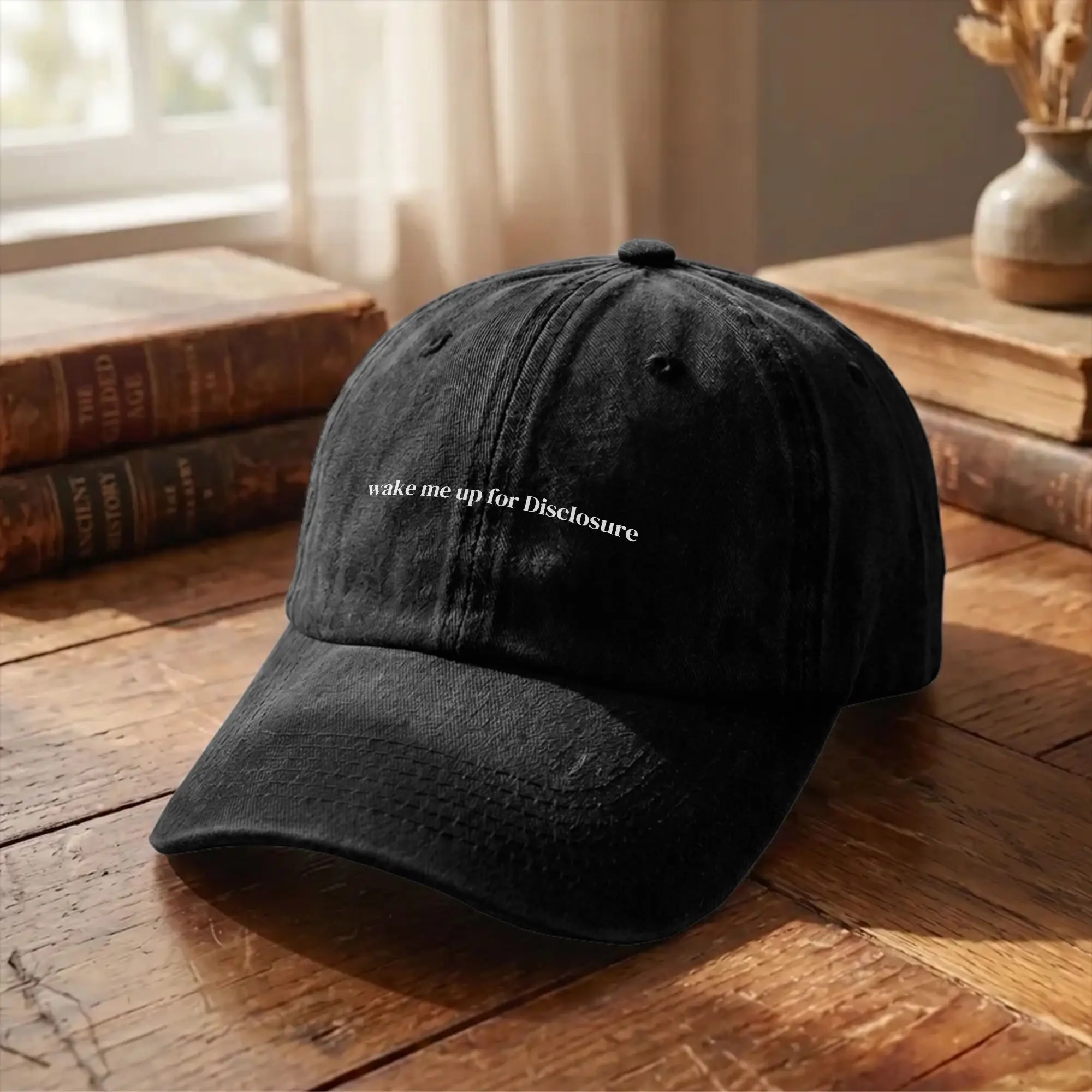 Soft Disclosured UFO Truth Quote Days Baseball Cap Unstructured Men Women Wake Me Up Distressed Headwear Outdoor Adjustable Hat