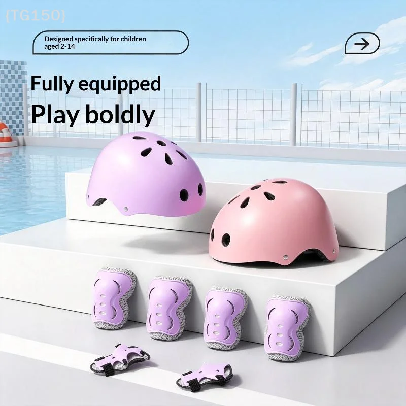 〔T〕7/6点セット 子供用安全ヘルメット 膝肘パッドセット - Cycling Safety Gear For Kids のレビューと価格