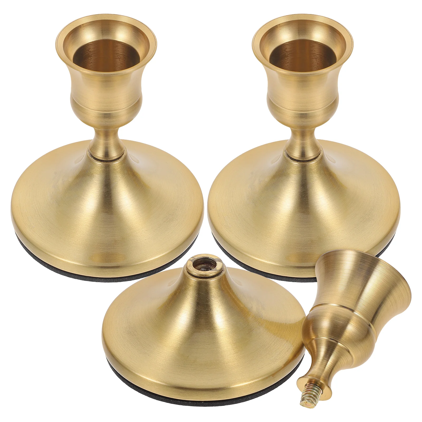 

3pcs C Metal Iron C Holders Aromatherapy Home Banquet Wedding Pillar Holders For Taper C Decorative