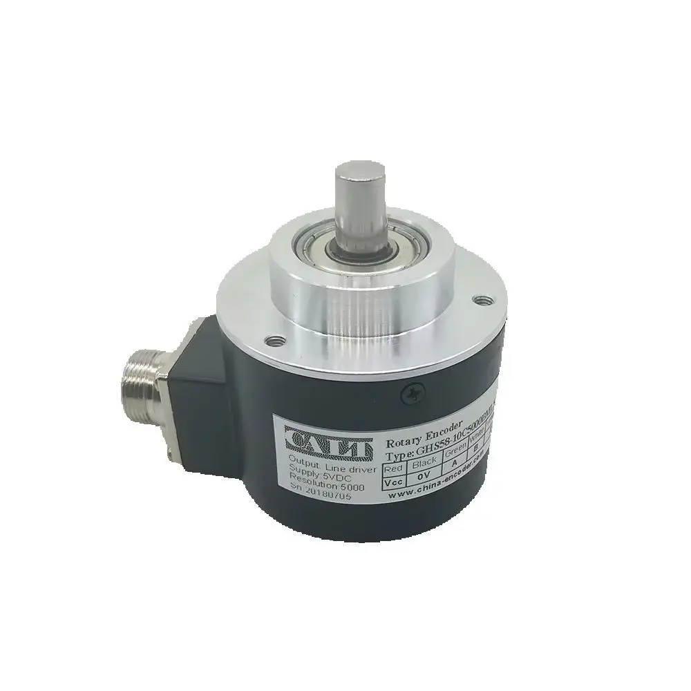 CALT GHS58-10C High Resolution 5000ppr 10000PPR 10mm Shaft Incremental Optical Encoder Only Have ABZ Signal