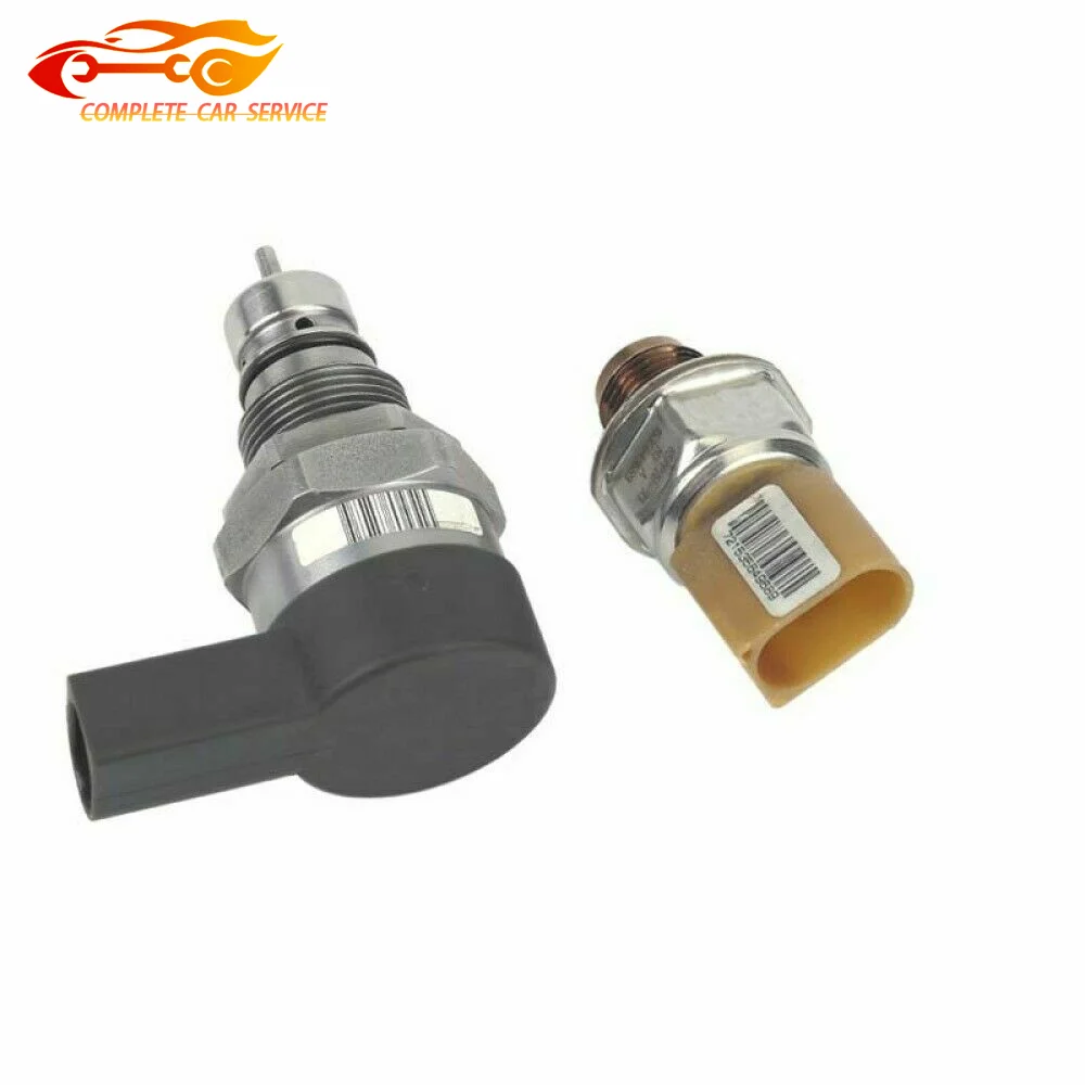 057130764H 03L906054A Fuel Rail Pressure Valve And Pressure Sensor Suit For AUDI VW SEAT SKODA 2.0 TDi