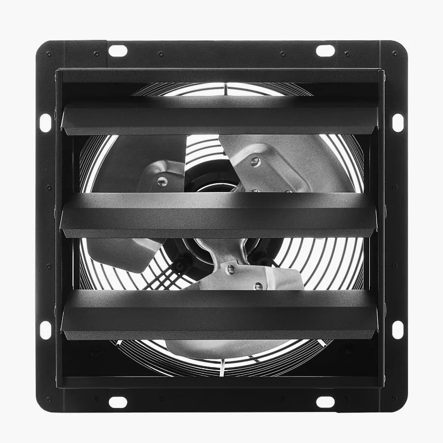 

12 inch Wall Mounted Attic Vent Fan with Smart Programming Variable Speed Temperature Control 1500 CFM EC Motor Timer for Shed