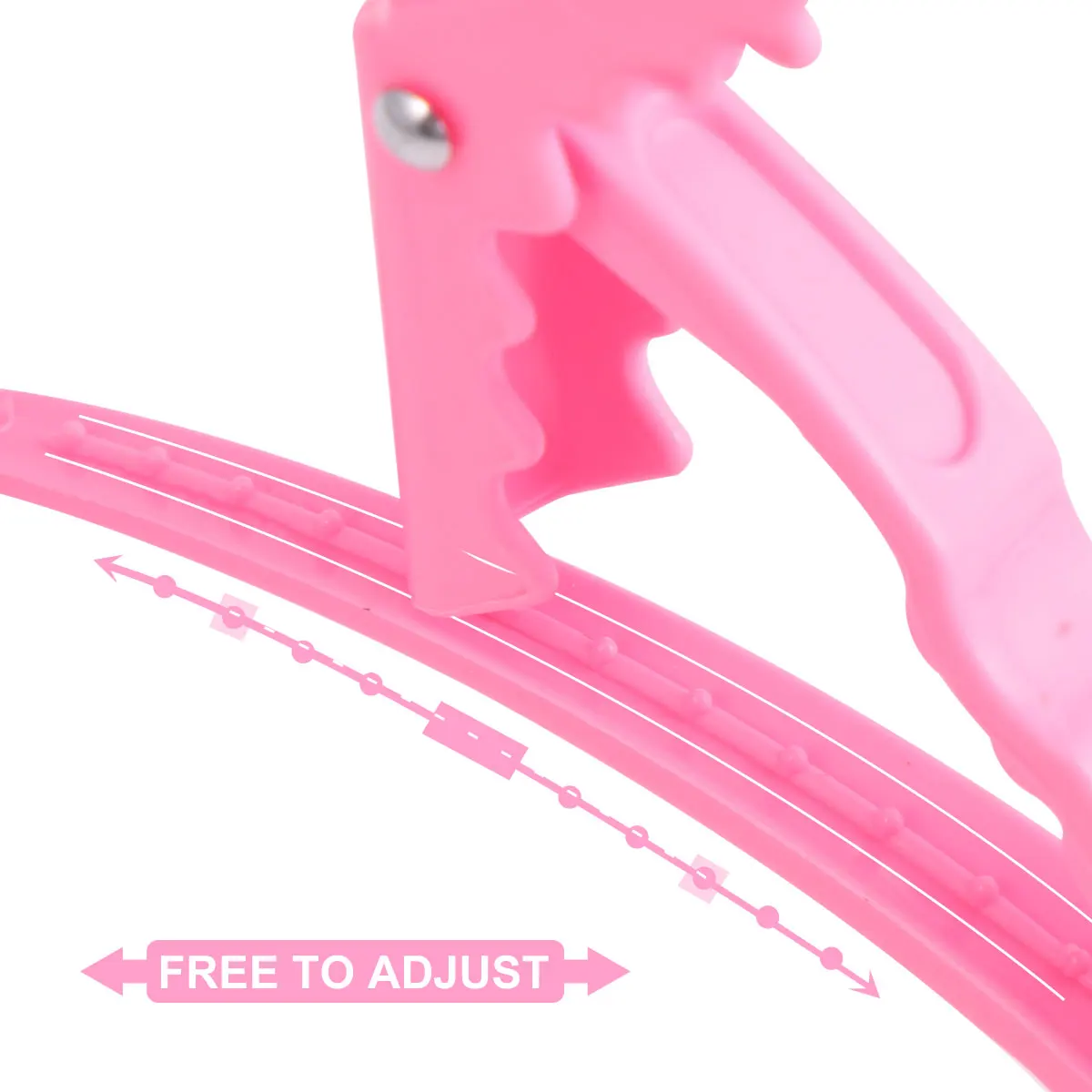 

15pcs Hairdressing Pink Lightweight Sturdy Plastic Partition For Salon Home Diy Makeup Washing Tool Hair Salon