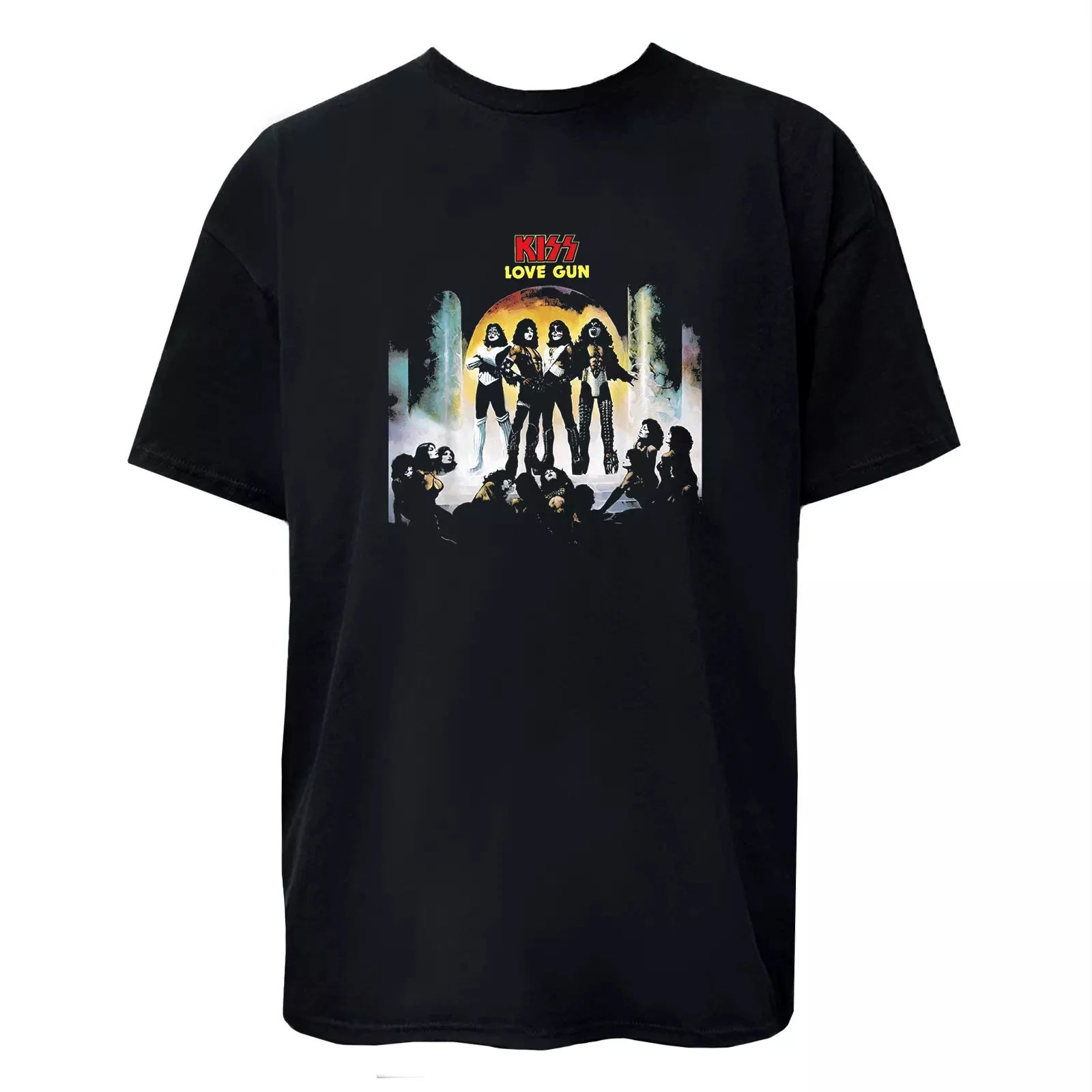 

KISS Love Gun Graphic Design T-Shirt Unisex Top Women's Men's T-Shirt Unisex T-Shirt Summer Casual Print T-Shirt y2k Harajuku