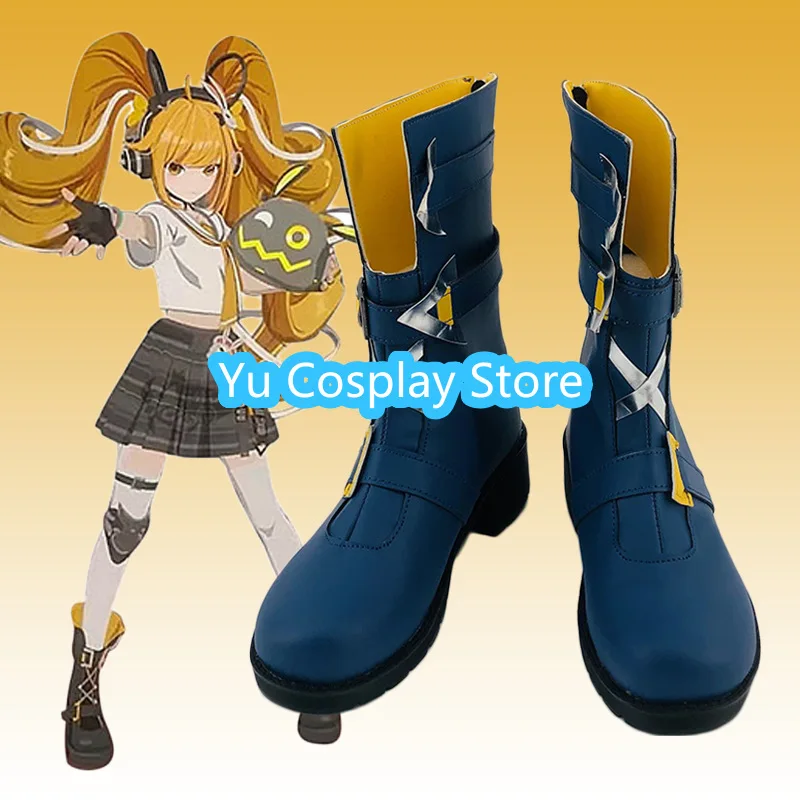 

Yu Cosplay Store King of Glory Angela Cosplay Shoes Anime Halloween Costume Party