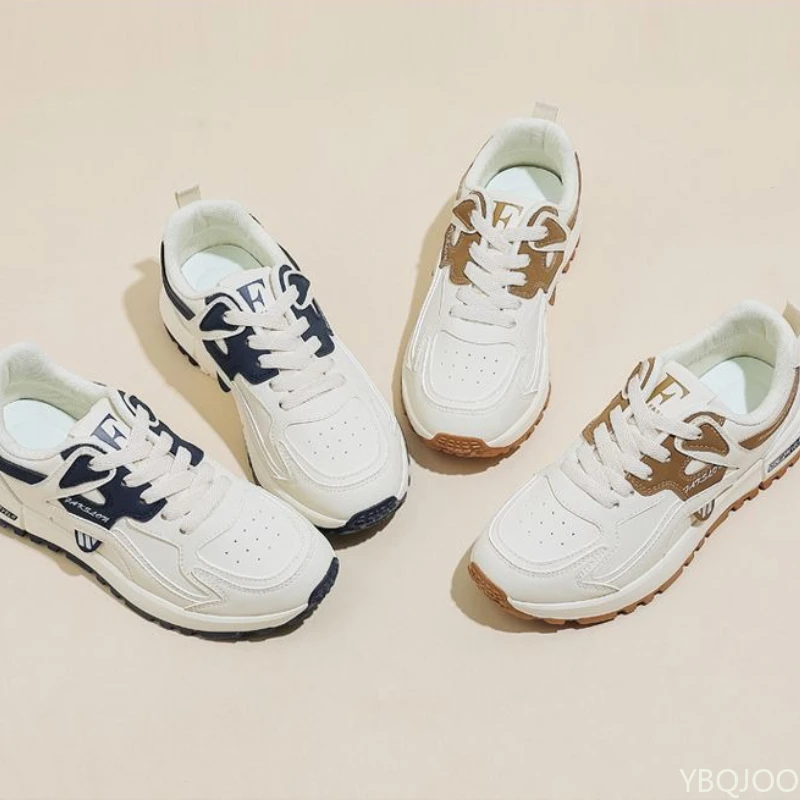 

Модные универсальные кроссовки на толстой подошве, женские весенние новые легкие дышащие сетчатые туфли с цветными блоками, спортивные кроссовки