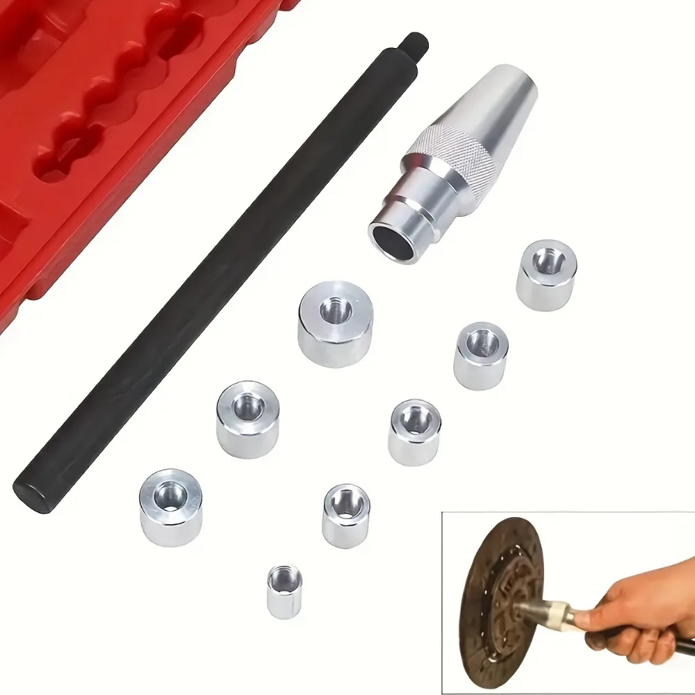 10-teiliges universelles Kupplungs-Ausrichtungswerkzeug-Set, Kupplungs-Ausrichter & Lochkalibrierungswerkzeuge, 8 Spannzangen 11-25mm für die Kupplungsreparatur am Auto – Detail 5