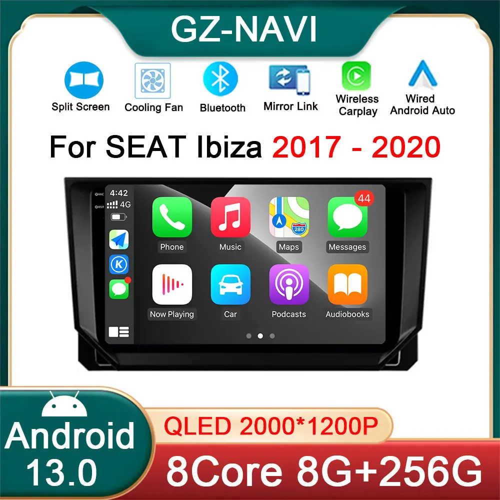 

Android 13 Car Gps Navigation Multimedia Player For SEAT Ibiza 2017 2018 2019 2020 Wireless Carplay Auto RDS WIFI 4G DSP