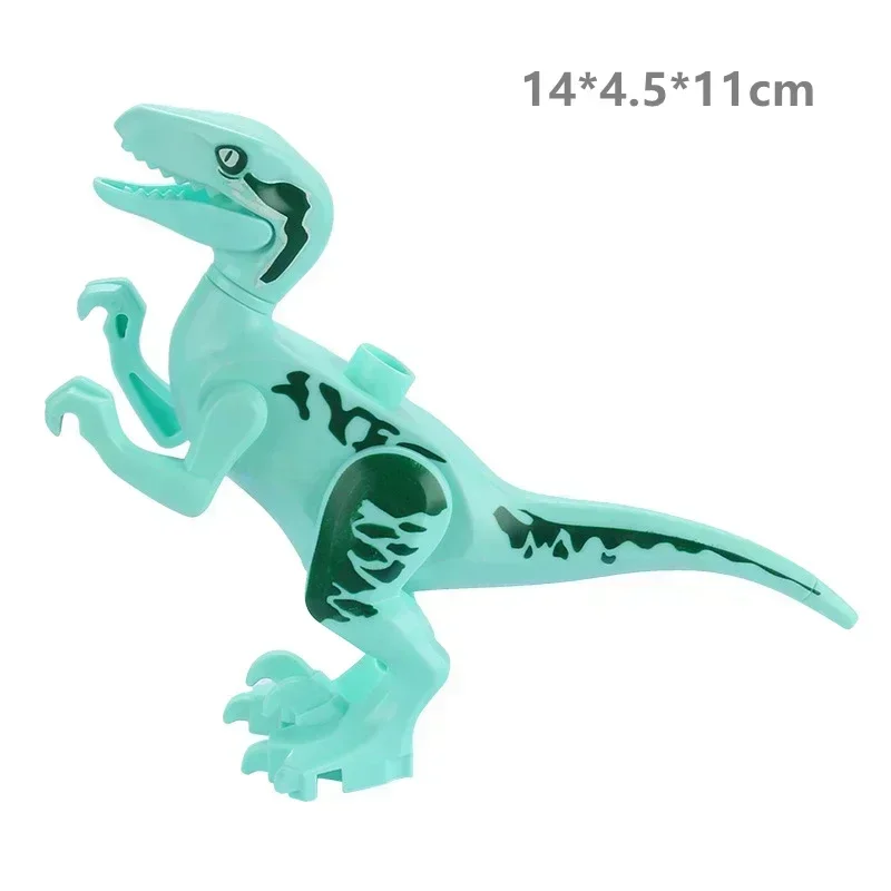 Grote bouwstenen Jurassic World Dinosaurussen Rex Figuren Zeedieren Compatibel Grote Bakstenen Educatief Kinderen Kinderspeelgoed
