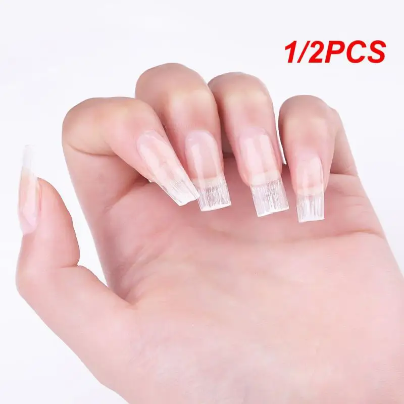 1/2PCS Nail Extension 7g Salon-like Results Easy Application Durable Convenient Fiber Silk For Nail Art Nail Art 5.5cm/pcs