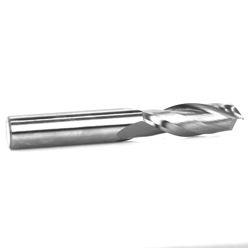1 Buah 2 Seruling Karbida Pabrik Akhir Pemotong Kayu CNC Router Bit Up Alat Penggilingan Potong untuk Pemotong Penggilingan Kayu 1/2 "Betis