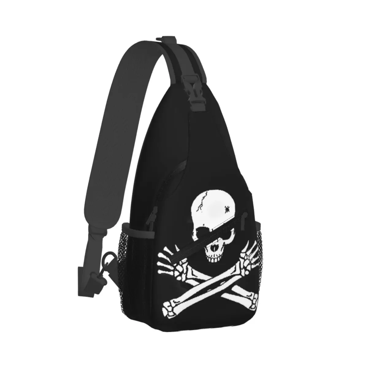 

Skeleton Hands Crossbody Sling Bags Small Chest Bag Shoulder Backpack Daypack for Hiking Outdoor Biking Bookbag