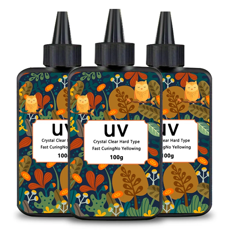 

Low Odor UV Resin Kit for DIY Jewelry - High Clarity Yellowing Resistant Epoxy UV Glue, Fast Curing with UV Light UV Resin Glue