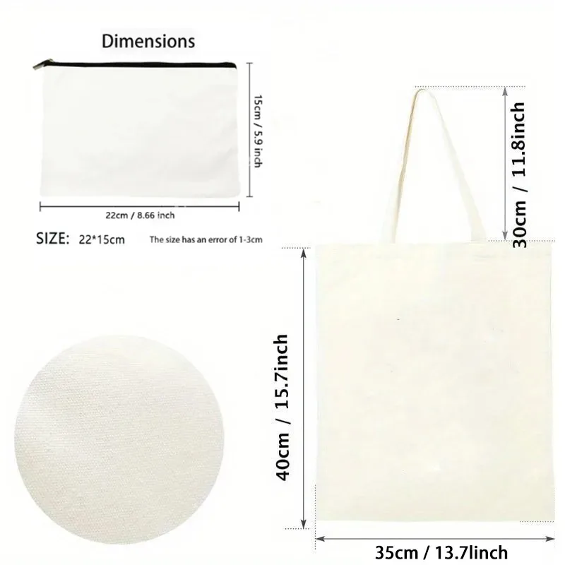 2PCS Agust D TOUR Handbag Cosmetic Bag Fashion Canvas Shoulder Bag Cosmetic Organizer Portable Large Capacity Eco Shopping Bag