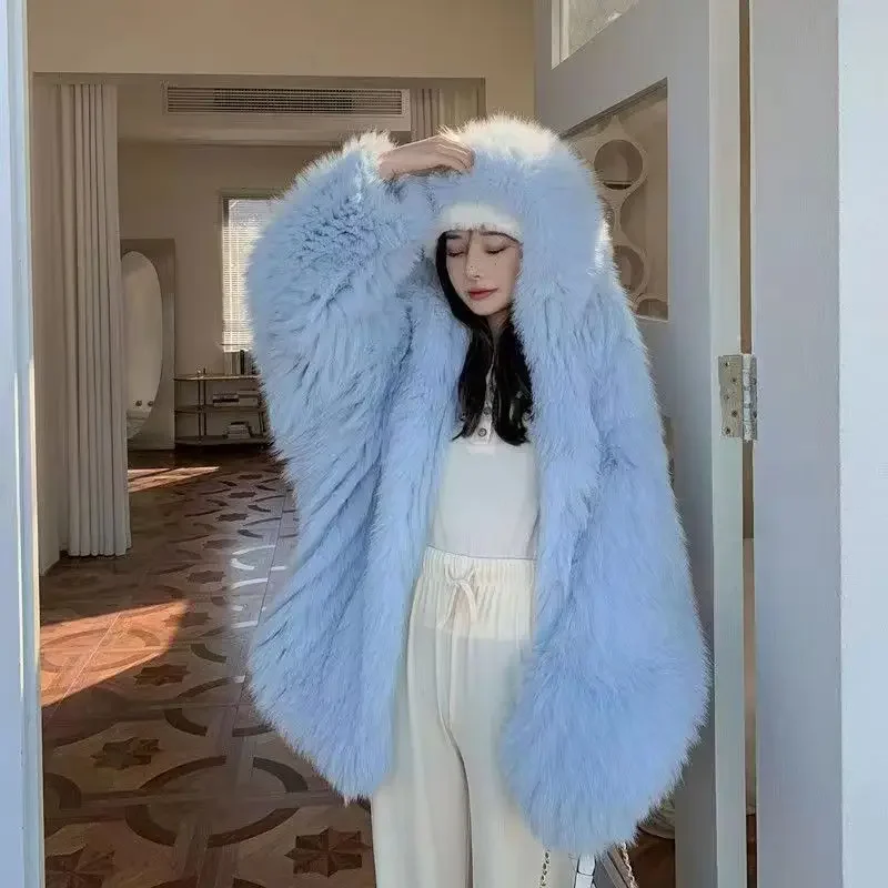 フェイクファージャケット女性のための秋冬ショートバットフルスリーブ フェイクファージャケット女性のための秋冬ショートバットフルスリーブ