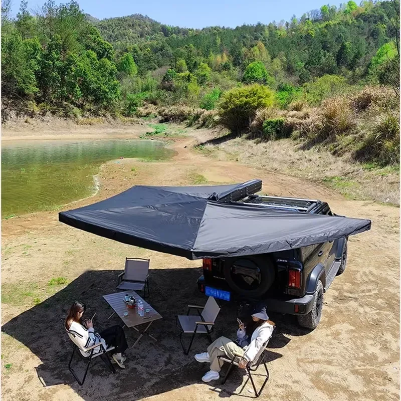 New Quick Opening 270 Degree Sunshade Canopy Made of Sun Resistant Oxford Fabric Lightweight and Portable Roof Tent
