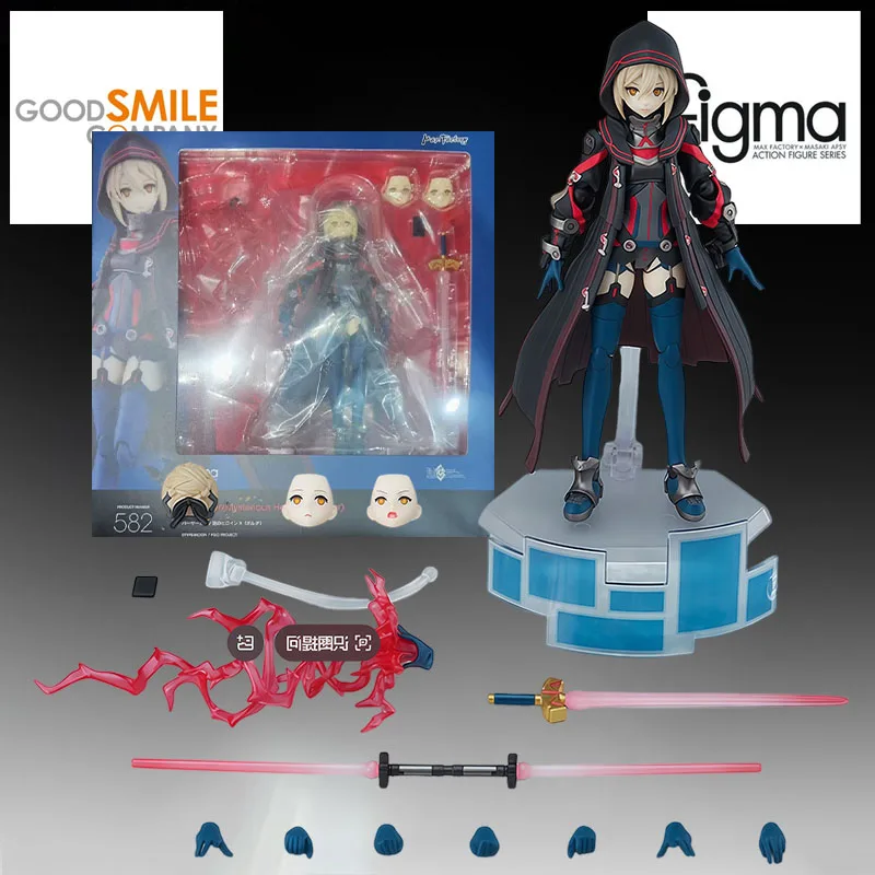 

Оригинальная аниме-фигурка GSC FIGMA # Фигурка-игрушка 582 Mysterious Heroine X Alter для мальчиков, подарок, коллекционная модель, украшение