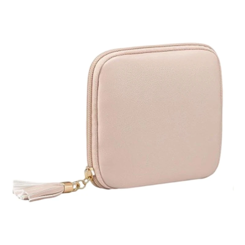 Compact Jewelry Travel Bag with Customizable Sections Travel Pouches Suitable for Prevents Tangling of Necklaces and E0BF