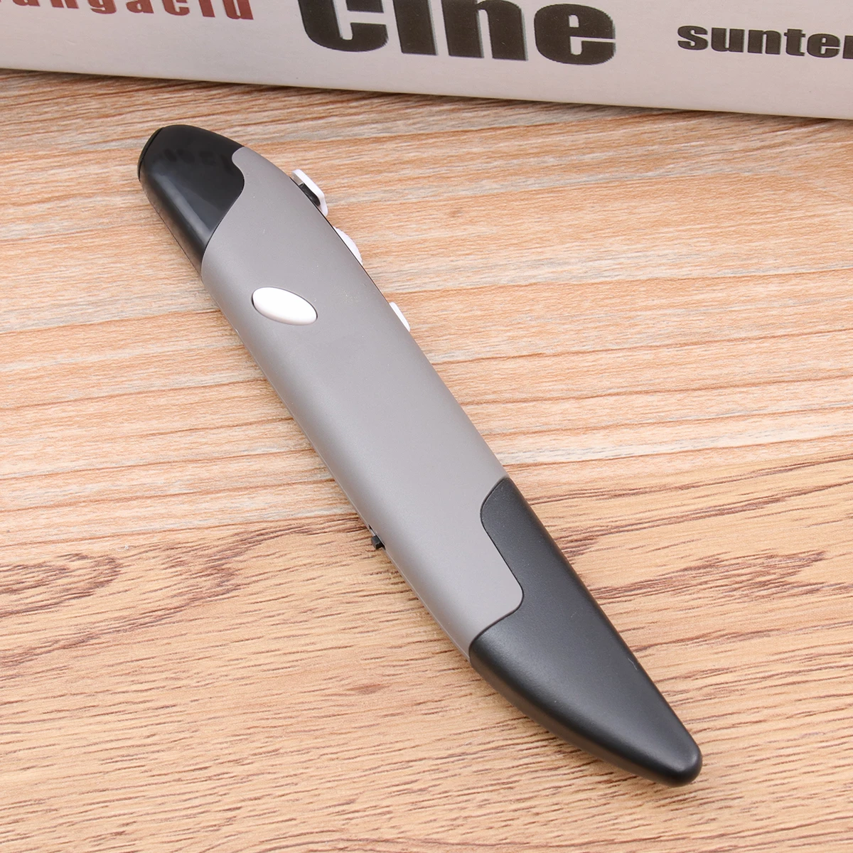 

Wireless Pen Mouse 2.4G Usb Optical 4 Keys Adjustable Stand For Laptop Tablet Pc Desktop Portable Small Grey