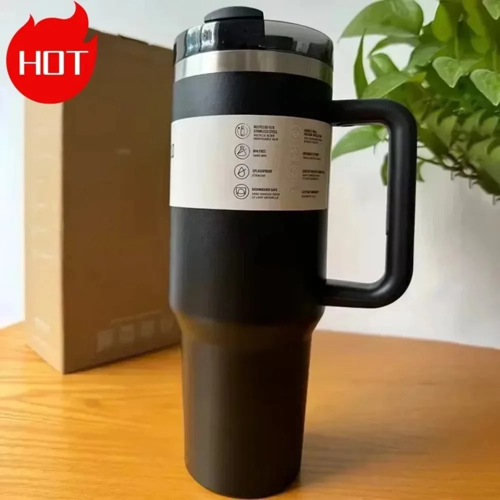 جديد 40oz الفولاذ المقاوم للصدأ معزول زجاجة ماء ترموس تفريغ للسيارة السفر الرياضة المشروبات الباردة كوب حراري هدية كوب حراري