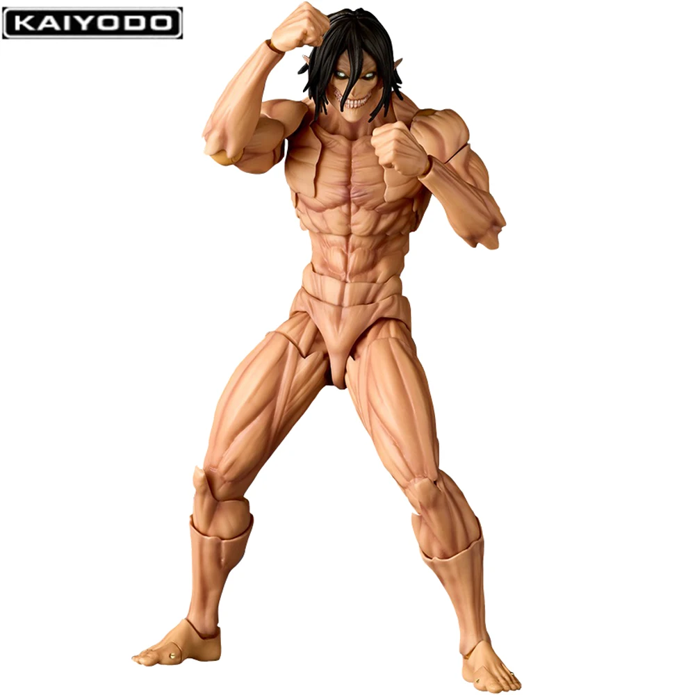 

Kaiyodo Amazing Yamaguchi Attack On Titan Eren Jaeger Shingeki no Kyojin Revoltech Action Doll Anime Figure Model Toy