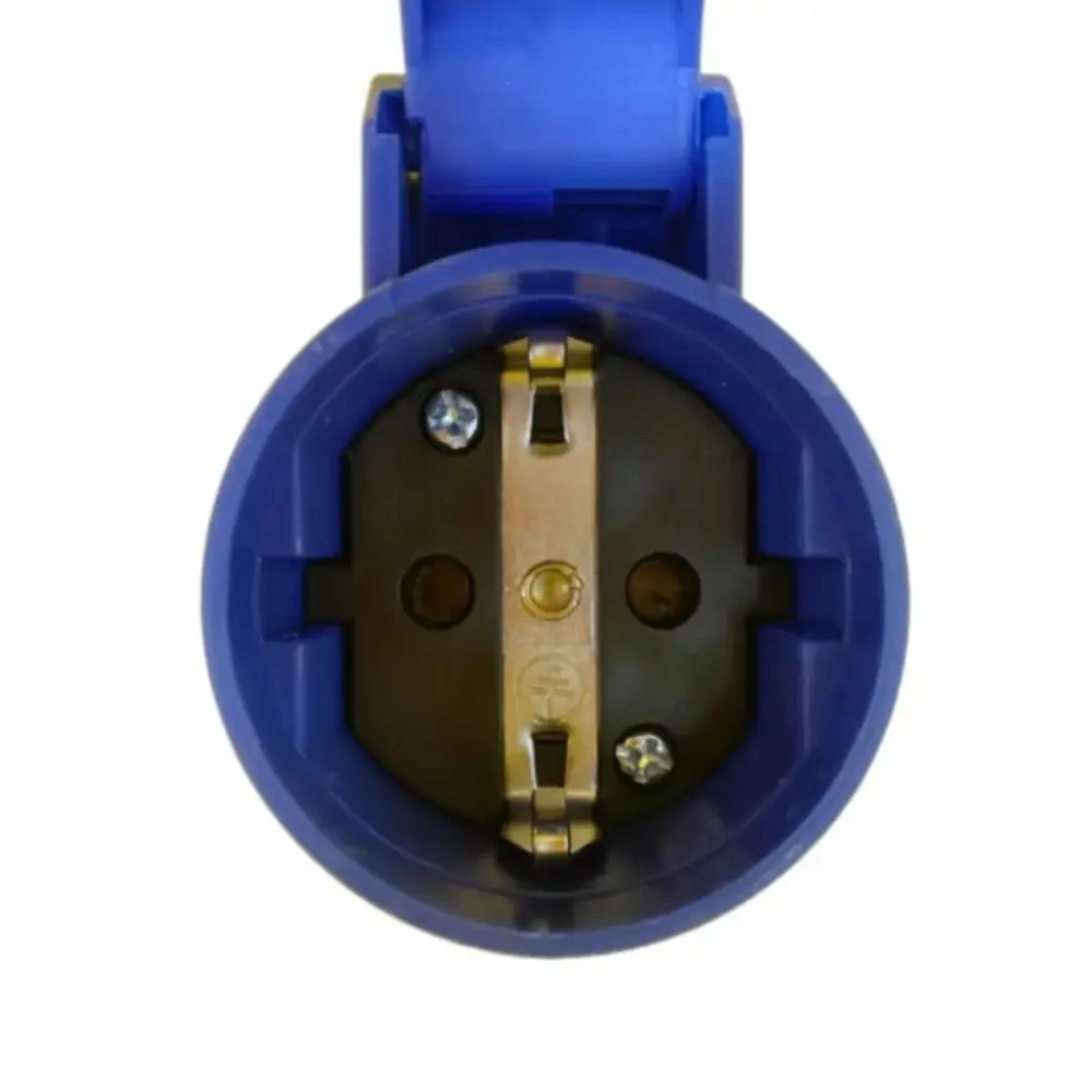 2024 قابلة لإعادة الأسلاك الاتحاد الأوروبي ذكر التوصيل تمديد الحبل انفصال محول IP54 2Pin أنثى Schuko