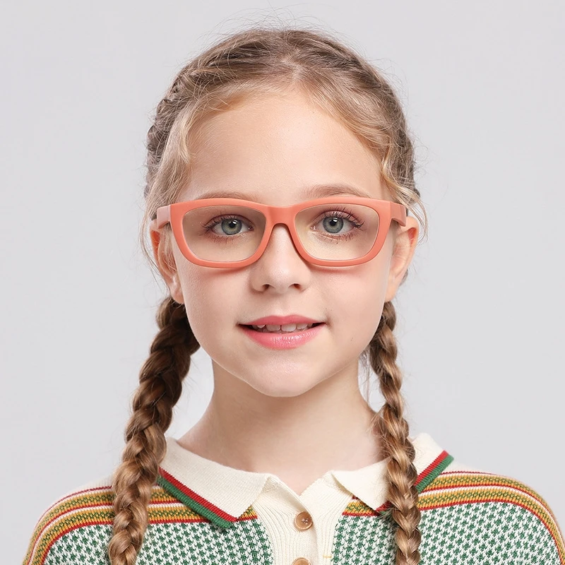 

KatKani New Ultra Light And Fashionable Anti Blue Light Girls' Eyeglasses Frame Optical Pprescription Gglasses For Boys F8214