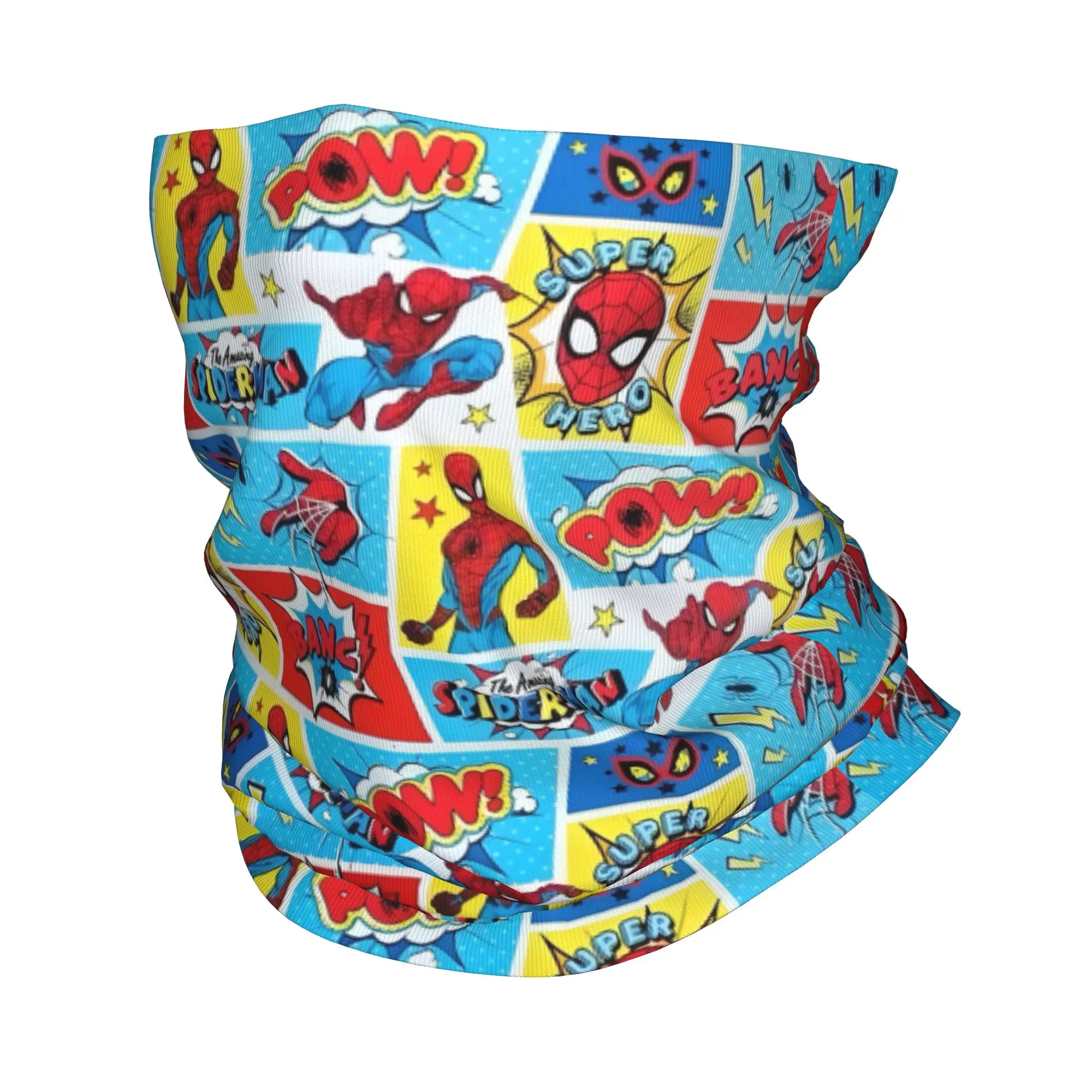 

Многофункциональный зимний бафф-бандана с защитой от УФ-лучей для мужчин и женщин, в стиле кавайный паук, для походов