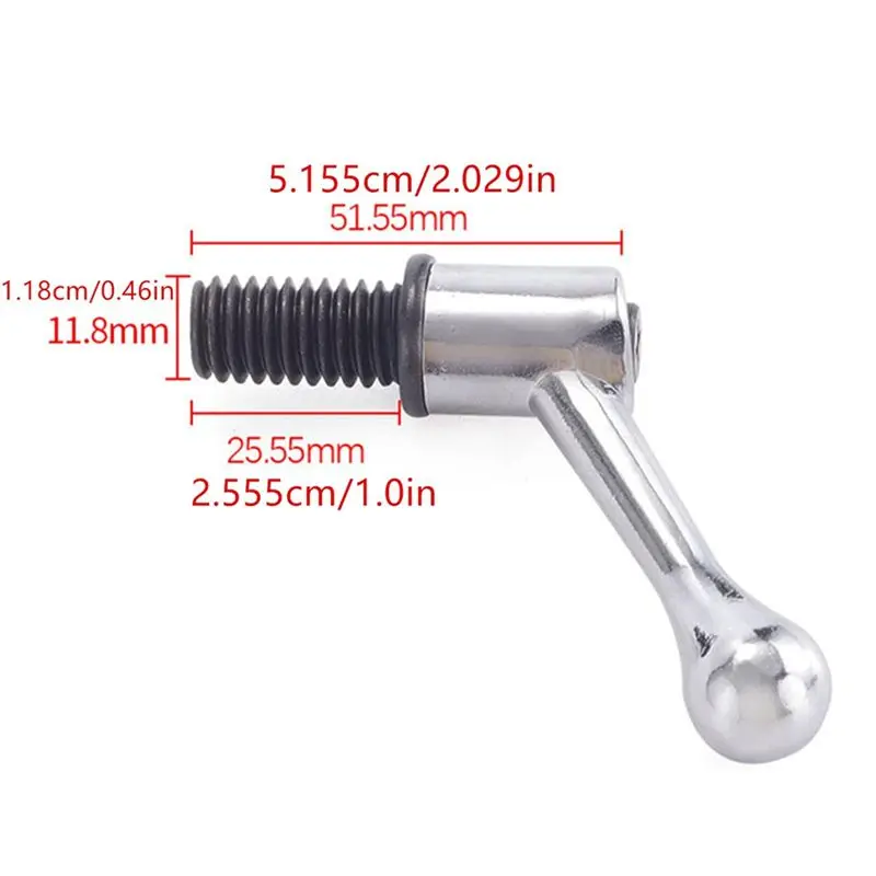 DT15 Milling Machine Table Lock Handle Bolt, Ergonomic Handle for Precision Control, 2pcs Spindle Locking Screw for Vertical
