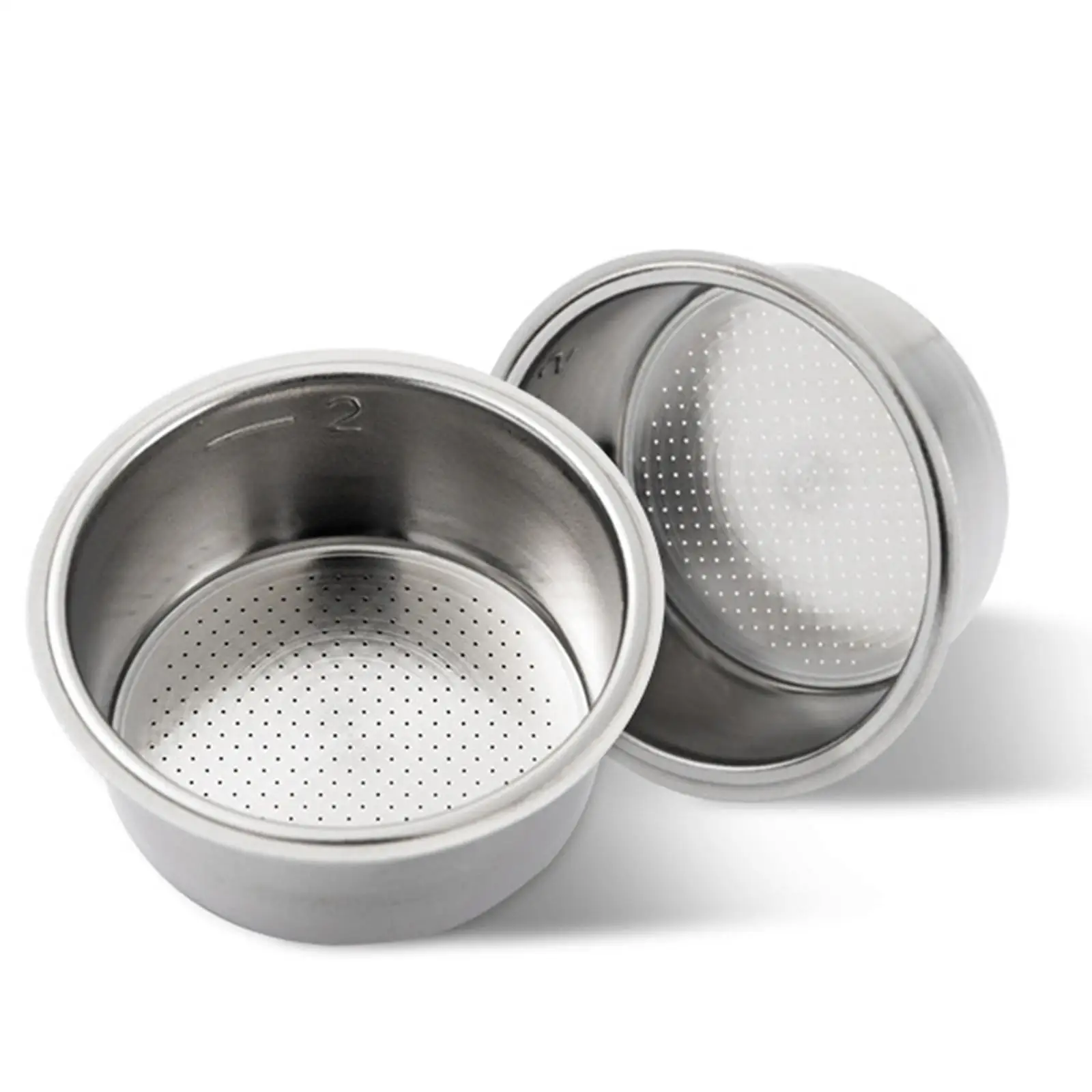 Substituição do Filtro de Café em Aço Inoxidável, Espresso Portafilter Basket, Cafeteira Home, Acessórios para Bar, Household, 51mm