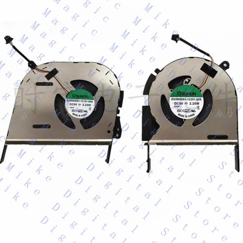 

UU For Asus Pro 15 16X OLED 3050TI N7600R M7600Q M3500O CPU GPU Cooling Fan