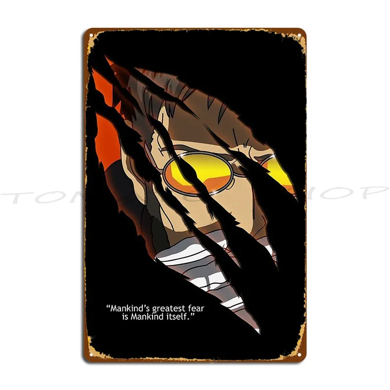 Tobaku Hakairoku Kaiji Weekly Manga Sakamoto Days  Metal Sign Living Room Designing Funny Cave Iron Tin Sign Poster