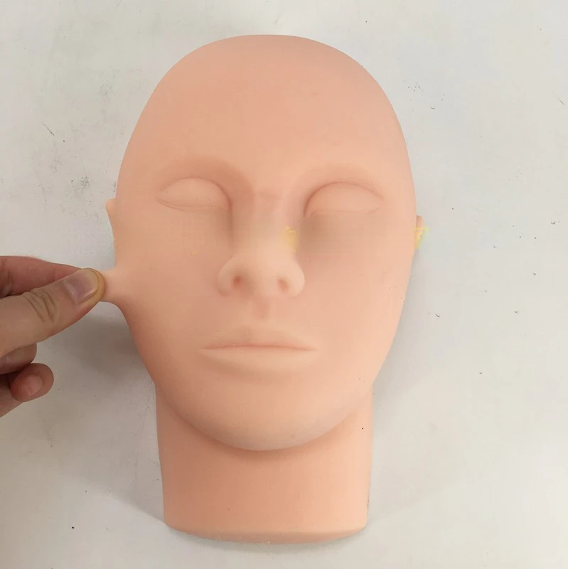 Silicone Facial Surgical Model Surgical Training Model Beauty Fine-tuning V-face Injection Head Model Medical Teaching Resource