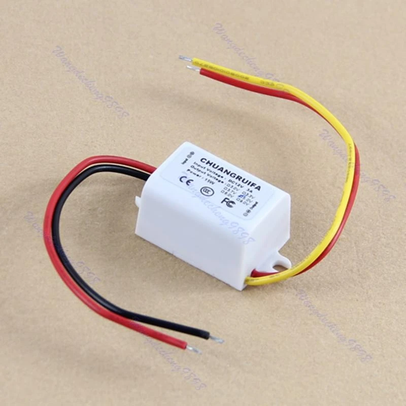 Waterproof DC12V Converter Step Down to 5V 3A 15W Power Supply Module