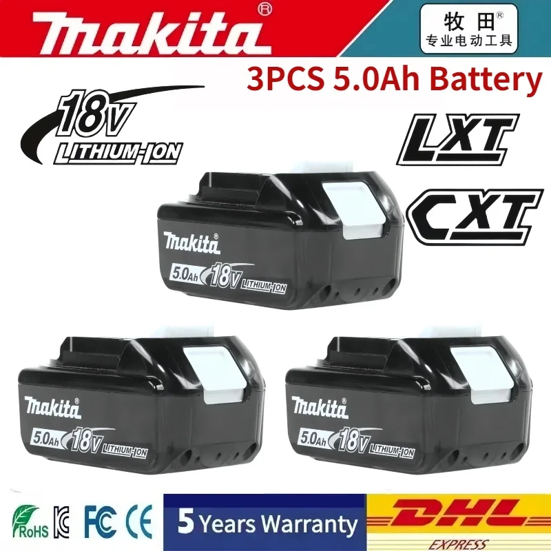 

Genuine Makita 18V 6.0Ah lithium-ion⚡rechargeablebattery can replace Makita18V BL1815N BL1830BBL1840B BL1850B BL1860B