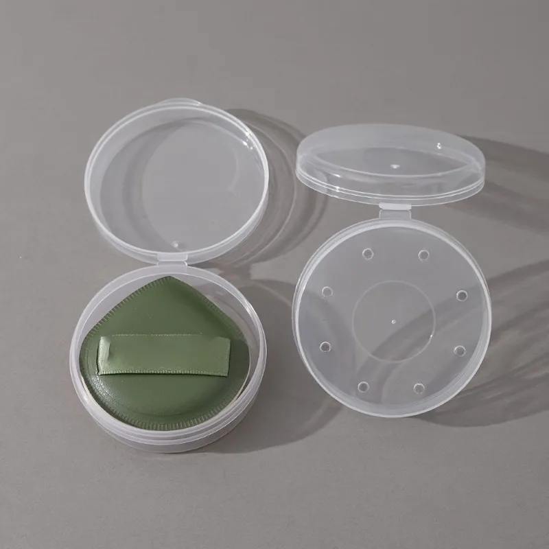 Image of 5 Stück atmungsaktive Kosmetik-Puff-Hüllen aus Kunststoff, geruchsneutraler Airflow-Puff-Halter mit perforiertem Sieb
