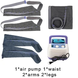 Syeosye 8 Cavity Electric Air Compression Massager Leg Foot Infrared Therapy Arm Waist Pneumatic Air Wraps Relax Pain Relief