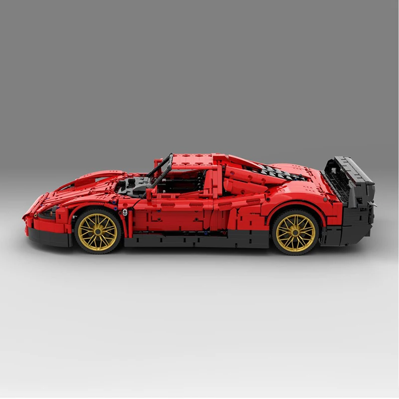 Champion Speed Cars Model Super 1:8 Skala MC12 Samochód sportowy Moc Klocki konstrukcyjne Technologia budowania Modułowy blok Zabawka Prezent świąteczny