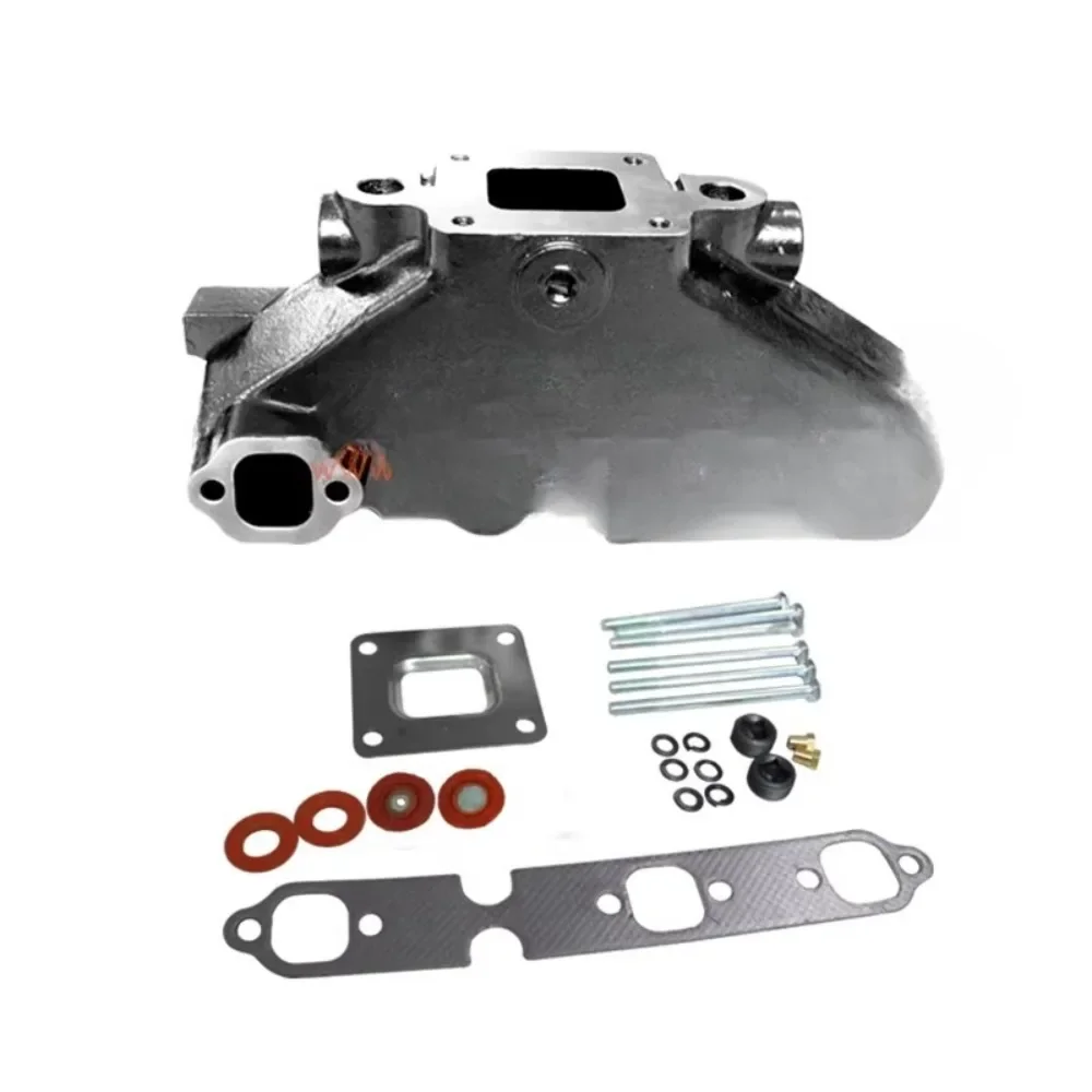 Mercruiser 4.3 V6 Parts Marine Engine Parts V6 4.3L Dry Connector Exhaust Manifold Riser Replacement 864612t01