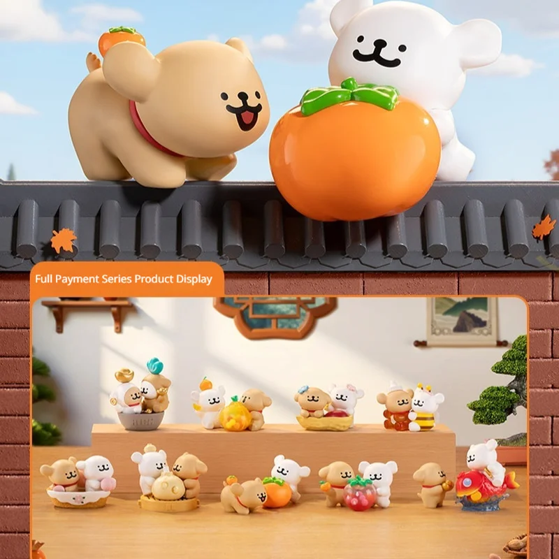 

Funism Cute Cartoon Line Puppy Blind Box Anime Characters Surrounding Home Decoration Desktop Ornaments Friends Birthday Gifts