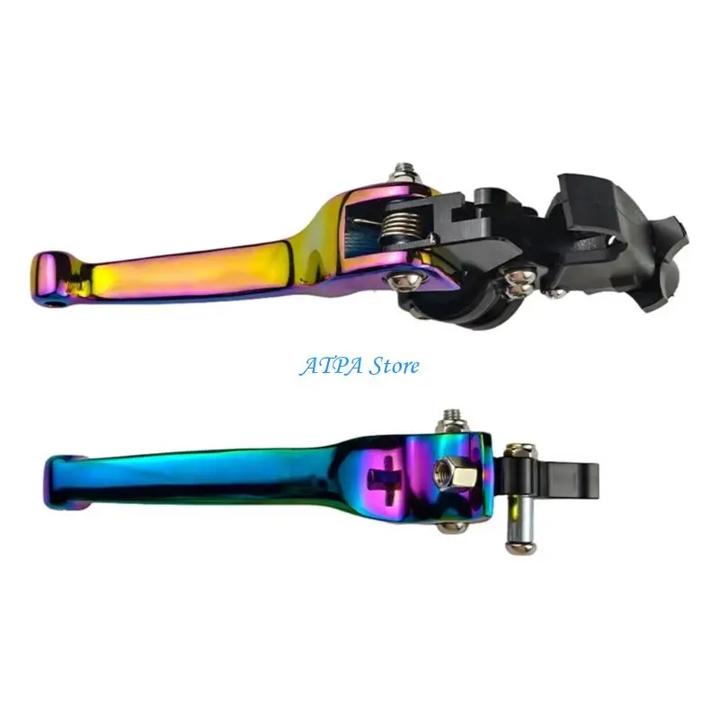 

U13C Folding Brake Clutch Lever Set For Motorcycle Pit Dirt Bike ATV Aluminum Brake Lever Universal Brake Clutch Lever