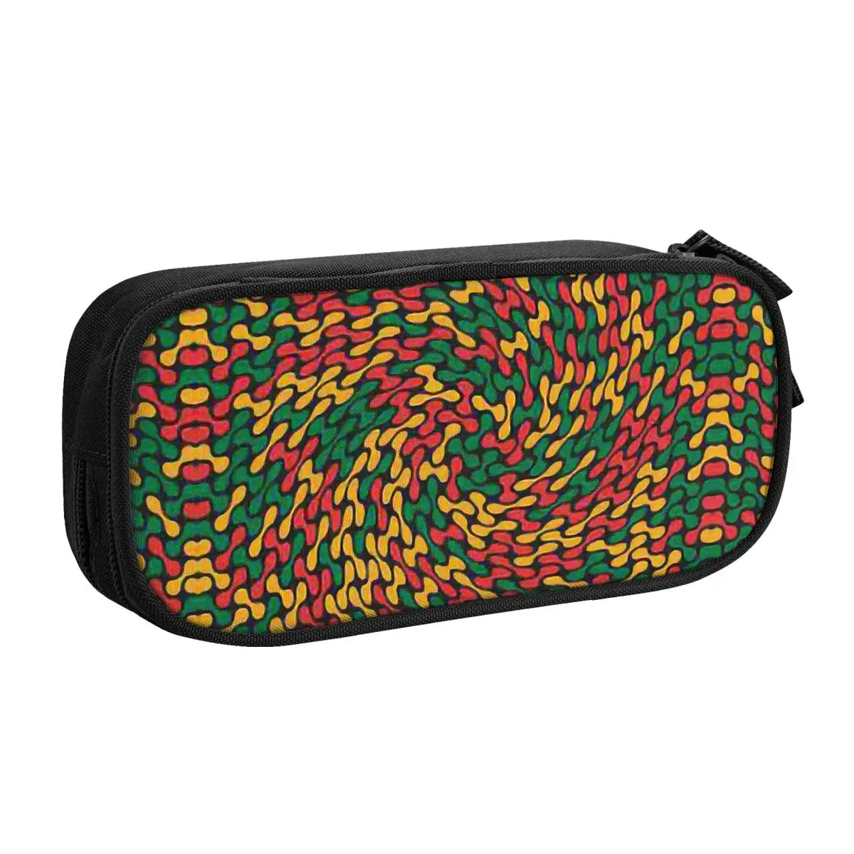 Custom Cute Ethiopian Flag Pattern Pencil Cases for Boy Girl Large Storage Pencil Box School Supplies