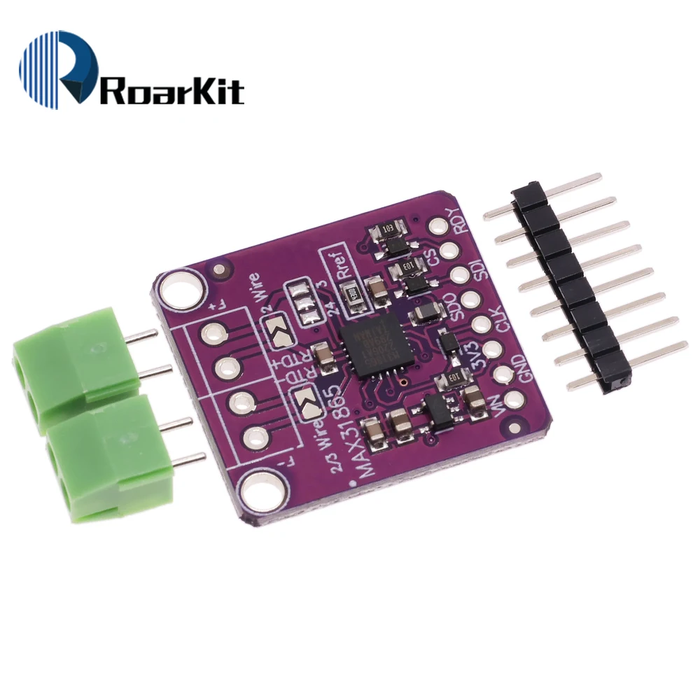 MAX31865 PT100 do PT1000 płyta konwertera RTD na-cyfrowy moduł wzmacniacza czujnika temperatury termopary 3.3V/5V dla Arduino — zdjęcie produktu 3